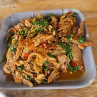 เมนูของร้าน ก๋วยเตี๋ยวเป็ดแป๊ะยิ้ม ถนนบุรีรัมย์ ประโคนชัย