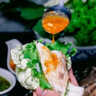 เมนูของร้าน บ้านเมี่ยงปลาเผา ข้าวปลาแกะ ท่าข้าม