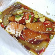 เมนูของร้าน ม่อนดองนครศรีฯ 연어장 ท่าศาลา