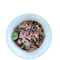 เมนูของร้าน ยำวุ้นเส้นโบราณพริกซอย  เจ้เล็ก สาขาใหญ่(ฟ้าคราม)