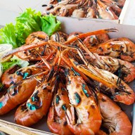 กินกุ้ง กุ้งเผา ทะเลเผา  ดอนเมือง