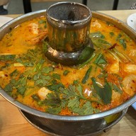 เมนูของร้าน ร้านแม่กลองหัวปลาหม้อไฟ ปูไข่นึ่งนม ถนนพรานก-พุทธมณฑล คลองขวาง