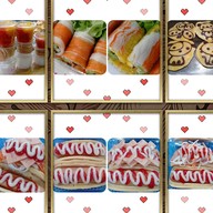 ขนมเบื้องร้านการ์ตูนในตลาดเทศบาล