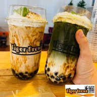 Tiger Brown ชาตราเสือหอมๆ ชาอารมดีได้ใจ ไข่มุกหนึบหนับๆนุ่มละมุนลิ้น By.ส้มตำเสือโคร่ง