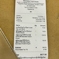 Mandalay Food House