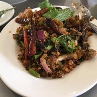 เมนูของร้าน ลาบเป็ดชัยนาท