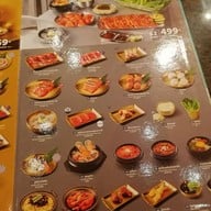 เมนู Sukishi Korean Charcoal Grill เซ็นทรัล ลาดพร้าว