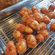 เมนูของร้าน แสนจินดา ไส้กรอกหมูวุ้นเส้น ไส้กรอกยกล้อ