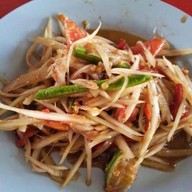 ส้มตำ ยำ แซบๆ ร้านรอบดึก เปิดแค่กลางคืน เครื่องดื่ม ชานม -