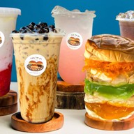 ปังต้าวก้อน  ขนมปังปิ้ง - ปังเย็นแก้วใหญ่ ช้างม่อย