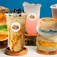 ปังต้าวก้อน  ขนมปังปิ้ง - ปังเย็นแก้วใหญ่ ช้างม่อย