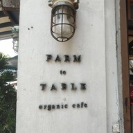 Farm to Table Organic cafe