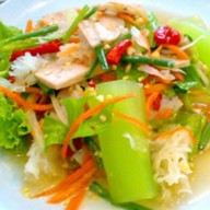 กระเพราล้นกล่อง 55 บาท วัดบางเลนเจริญ  บางใหญ่