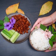 หมูผัดน้ำพริกเผา100ปี