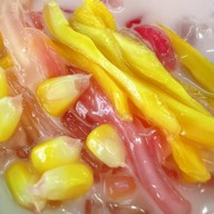 เมนูของร้าน ร้านขนมส้มจ๋า ขนมหวานเจริญกรุง ลอดช่องวัดเจษ เฉาก๊วย ขนมเปี๊ยะถั่วไข่เค็ม ตลาดเสรี2