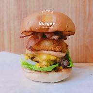 June's Burger  Homemade