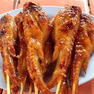 หมูทอด/ไก่ทอด "แซ่บสุรินทร์ หน้าวัดเปร็งราษฏร์บำรุง ต.เปร็ง อ.บางบ่อ จ.สมุทรปราการ