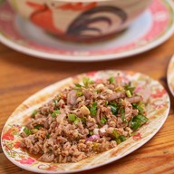 เมนูของร้าน ครัวหลังบ้าน อาหารอีสาน