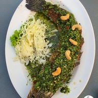 เมนูของร้าน ท่าน้ำขวัญ กุ้งเผา ริเวอร์วิว
