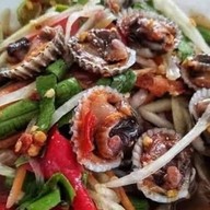 ตำหอยแครงแซ่บหอยสั่น -