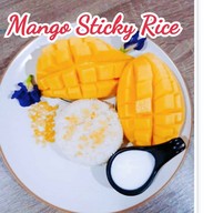 ข้าวเหนียวมะม่วง ขนมหวาน และอาหาร @ปล์ามการ์เด้นท์5