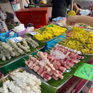 หมึกย่าง ปิ้งย่าง ตลาดใหม่