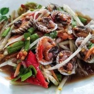 ตำหอยแครงแซ่บหอยสั่น -