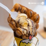 เมนูของร้าน อร่อยนะ ครัวซองส์ ของทอดทานเล่น เดอะสตรีทรัชดา