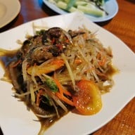 เมนูของร้าน พี่เปิ้ล คอหมูย่าง