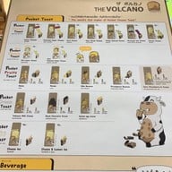 เมนู The Volcano Grab&Go ชั้น 2 ข้างๆร้าน Potato Corner ศูนย์การค้า Central Festival เชียงใหม่
