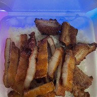 ข้าวหมูทอดอาหารตามสั่งครัวลุงปุ๊