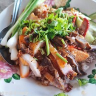 เมนูของร้าน อ้วนข้าวหมูแดง