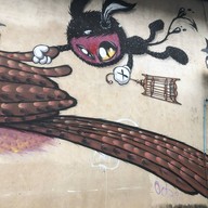 Yala bird city street art