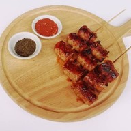 มาคุโระหม่าล่าปิ้งย่างเสียบไม้ สุพรรณบุรี