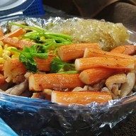 หมูกะทะย่างเนยพร้อมทาน(ร้านFruit juice)