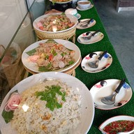 เมนูของร้าน บ้านสวนปิ้งย่าง 7 สาขาละไม