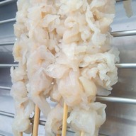 ข้าวปั้นหมึกย่าง