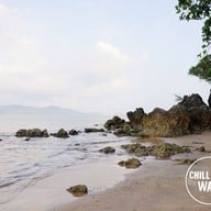 บรรยากาศ หาดหินหลากสี