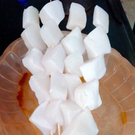 ข้าวปั้นหมึกย่าง