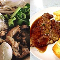 อีสท์-เวสท์ สเต็ก & ก๋วยเตี๋ยวเรืออยุธยา - บ้านแพน เสนา
