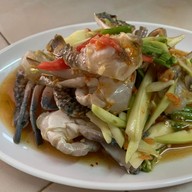 ส้มตำภูเขาหญ้า ร้านดังเมืองระนอง สาขาสัตหีบ สาขา แรก จังหวัดระนอง