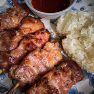 หมูปิ้งโบราณทับทิม พัฒนาการ 61