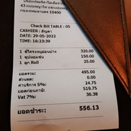 เมนู ห้องอาหารโรงแรมฟลอริดา