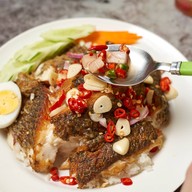 เมนูของร้าน ร้านกับขัาวกับปลา 🐟 คลิ๊กเลยค่ะ♨️ A3 กอล์ฟซิตี้