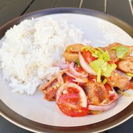 เมนูของร้าน หมูปิ้งแจ่วแซ่บ