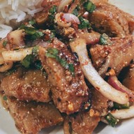 เมนูของร้าน หมูปิ้งแจ่วแซ่บ