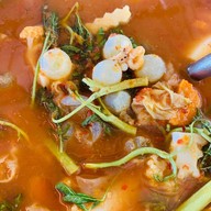 เมนูของร้าน ถาวรซีฟู้ด สมุทรสงคราม