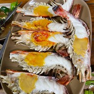 เมนูของร้าน สี่แควกุ้งเผา