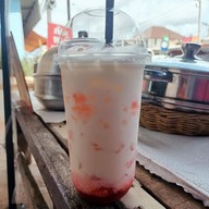 อิตาเลี่ยนโซดา&ขนมบ้าบิ่นมะพร้าวอ่อน