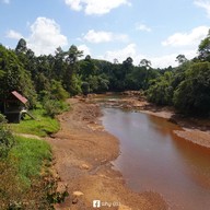 บรรยากาศ วัดเขาพัง สะพานแขวน